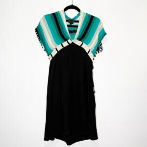 Anna Sui Vintage Y2K 100% Silk Mini Dress Alt Blair Waldorf Gossip Girl